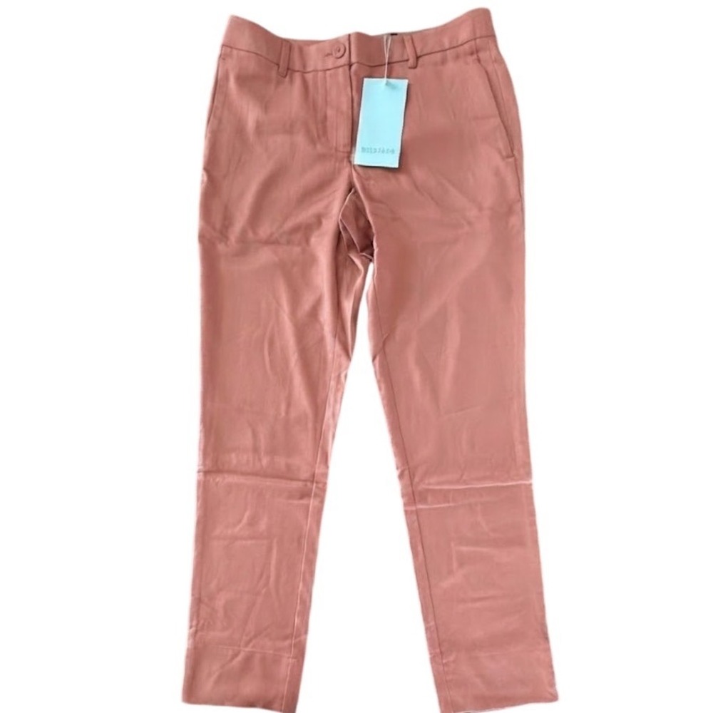 Wildfang The Empower Trouser Mauve Pink Straight Leg Pants WP4100/X Size 6 NEW